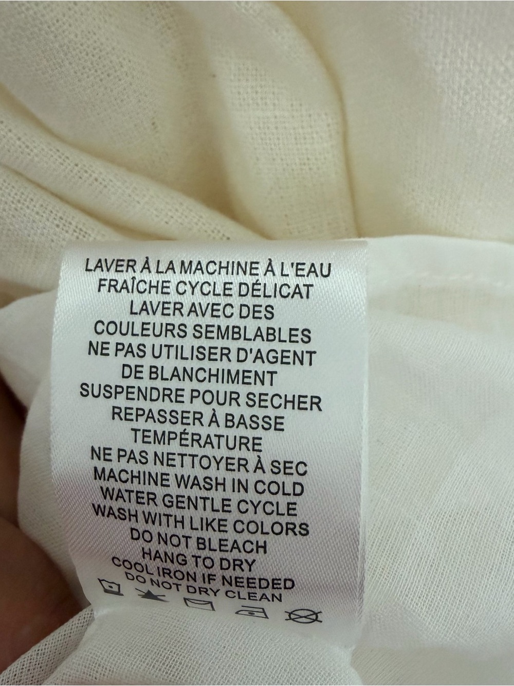 New Camila Coelho Embroidered Linen Blend Midi Dress Ivory Cottagecore Large - Picture 12 of 12